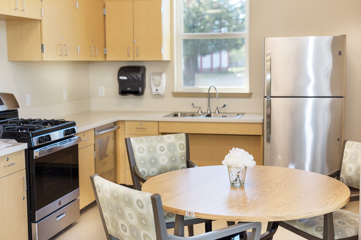 Shadelands kitchen and occupational therapy room