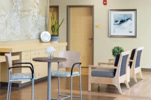 Shadelands seating and lobby