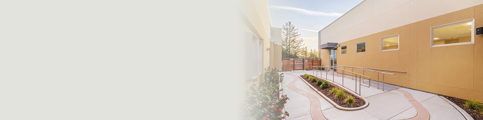 Shadelands courtyards and outdoor sitting area